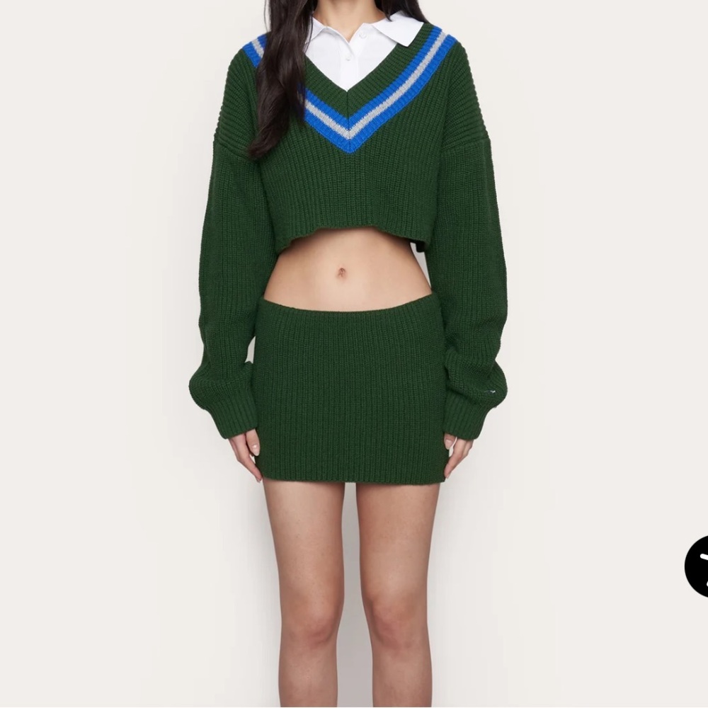 Danielle Guizio x Champion knit skirt